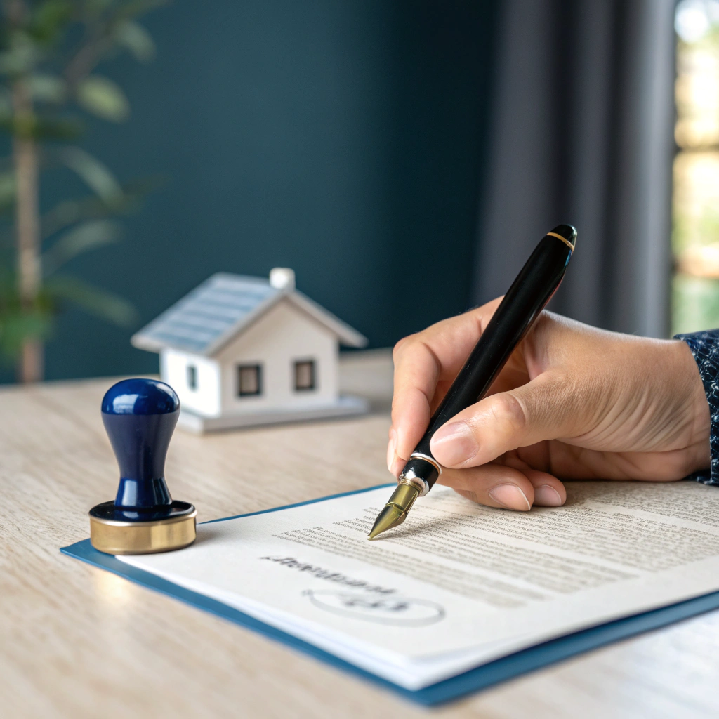 Formal signing of legal trust instruments