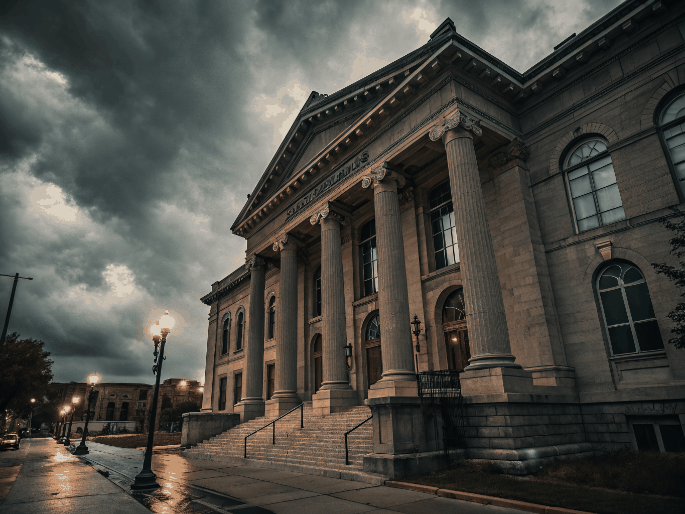 Stately Maryland legal district architecture